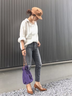 「NAIN（ナイン）のアイテム」を使った、Haru☆さん（レディース・153cm）の秋コーディネート