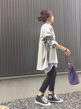 「CIAOPANIC TYPY（チャオパニックティピー）のアイテム（アクセサリー）」を使った、Haru☆さん（レディース・153cm）の秋コーディネート