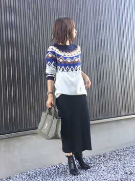 「リップスター」｜「アイテム（ブーツ）」を使った、Haru☆さん（レディース・153cm）の秋コーディネート