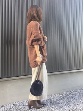 「PICHE ABAHOUSE（ピシェ アバハウス）のアイテム」を使った、Haru☆さん（レディース・153cm）の秋コーディネート