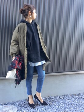 「PICHE ABAHOUSE（ピシェ アバハウス）のアイテム」を使った、Haru☆さん（レディース・153cm）の秋コーディネート