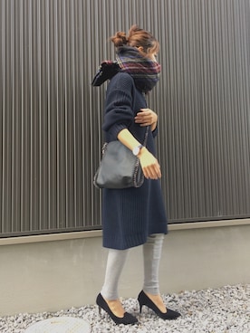 「PICHE ABAHOUSE（ピシェ アバハウス）のアイテム」を使った、Haru☆さん（レディース・153cm）の秋コーディネート