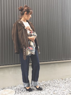 「PICHE ABAHOUSE（ピシェ アバハウス）のアイテム」を使った、Haru☆さん（レディース・153cm）の秋コーディネート