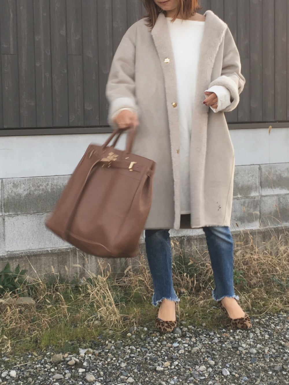 GALLARDAGALANTEのムートンコートを使った人気ファッション