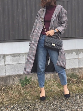 「PICHE ABAHOUSE（ピシェ アバハウス）のアイテム」を使った、Haru☆さん（レディース・153cm）の冬コーディネート