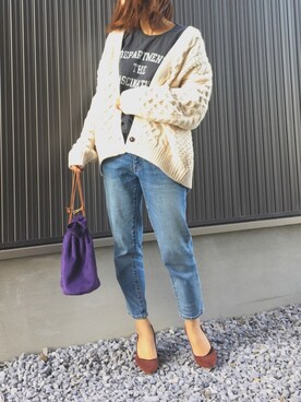 Haru☆さん（レディース・153cm）の冬コーディネート