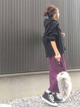 「GRL（グレイル）のアイテム（デニムジャケット）」を使った、Haru☆さん（レディース・153cm）の秋コーディネート