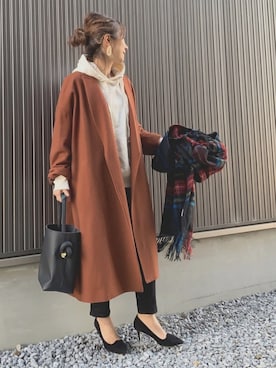 「PICHE ABAHOUSE（ピシェ アバハウス）のアイテム」を使った、Haru☆さん（レディース・153cm）の冬コーディネート