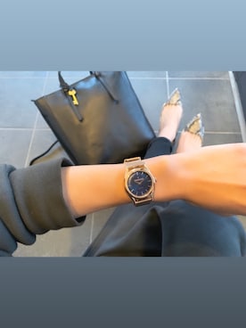 「FOSSIL（フォッシル）のアイテム（バックパック/リュック）」を使った、Haru☆さん（レディース・153cm）の冬コーディネート