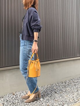 「URBAN RESEARCH Sonny Label（アーバンリサーチサニーレーベル）のアイテム（ブルゾン）」を使った、Haru☆さん（レディース・153cm）の冬コーディネート