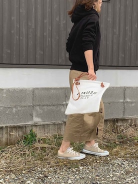 「GRL（グレイル）のアイテム（ピアス（両耳用））」を使った、Haru☆さん（レディース・153cm）の春コーディネート