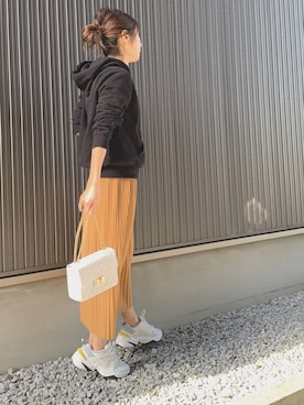 「NIKE（ナイキ）のWMNS M2K TEKNO AO3108-009（スニーカー）」を使った、Haru☆さん（レディース・153cm）の春コーディネート