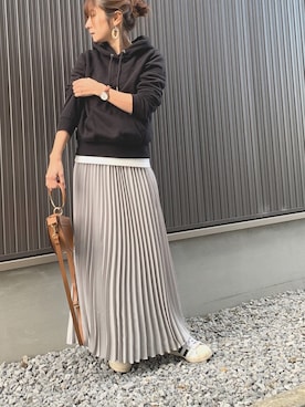 「corners」｜「アイテム（腕時計）」を使った、Haru☆さん（レディース・153cm）の春コーディネート