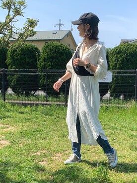 「corners」｜「アイテム（腕時計）」を使った、Haru☆さん（レディース・153cm）の春コーディネート