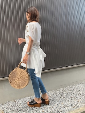 「GRL（グレイル）のアイテム（リング）」を使った、Haru☆さん（レディース・153cm）の春コーディネート