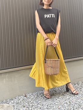 「6397（シックススリーナインセブン）のアイテム」を使った、Haru☆さん（レディース・153cm）の夏コーディネート