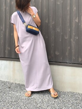 「ビーサン」｜「アイテム（腕時計）」を使った、Haru☆さん（レディース・153cm）の夏コーディネート