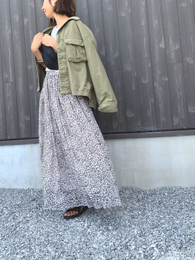 「FRAMeWORK（フレームワーク）のアイテム（ジャケット/アウター）」を使った、Haru☆さん（レディース・153cm）の夏コーディネート