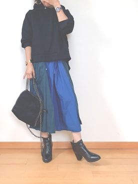 「リップスター」｜「アイテム（腕時計）」を使った、Haru☆さん（レディース・153cm）の秋コーディネート