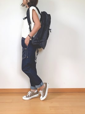 「mercibeaucoup,（メルシーボークー）のアイテム」を使った、Haru☆さん（レディース・153cm）の秋コーディネート