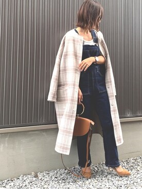 「SENSE OF PLACE by URBAN RESEARCH（センスオブプレイスバイアーバンリサーチ）のアイテム（その他アウター）」を使った、Haru☆さん（レディース・153cm）の秋コーディネート