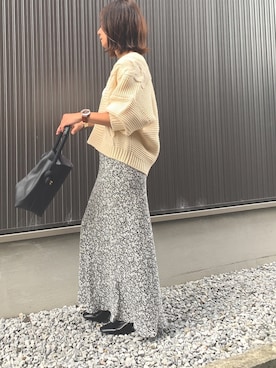 「SonnyLabel」｜「アイテム（アナログ腕時計）」を使った、Haru☆さん（レディース・153cm）の秋コーディネート