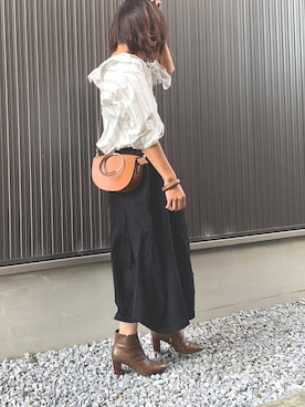 「mercibeaucoup,（メルシーボークー）のアイテム」を使った、Haru☆さん（レディース・153cm）の秋コーディネート