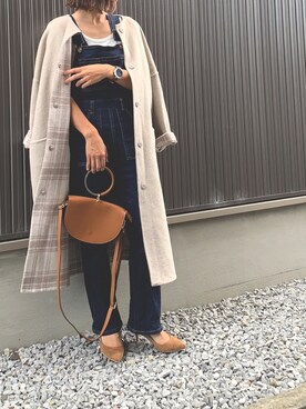 「SENSE OF PLACE by URBAN RESEARCH（センスオブプレイスバイアーバンリサーチ）のアイテム（その他アウター）」を使った、Haru☆さん（レディース・153cm）の秋コーディネート
