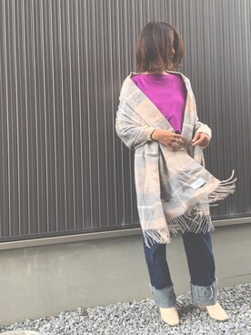 「NOLLEY’S（ノーリーズ）のアイテム」を使った、Haru☆さん（レディース・153cm）の秋コーディネート
