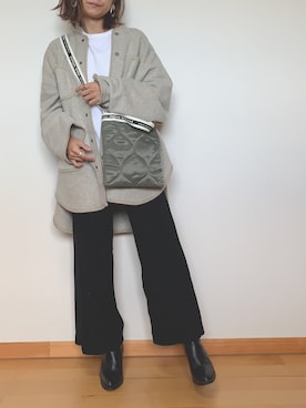 「Ne-net（ネネット）のアイテム（ブルゾン）」を使った、Haru☆さん（レディース・153cm）の秋コーディネート