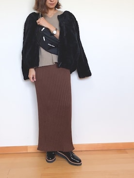 「URBAN RESEARCH Sonny Label（アーバンリサーチサニーレーベル）のアイテム（ブルゾン）」を使った、Haru☆さん（レディース・153cm）の秋コーディネート