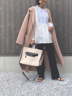 「GRL（グレイル）のアイテム（その他アウター）」を使った、Haru☆さん（レディース・153cm）の冬コーディネート