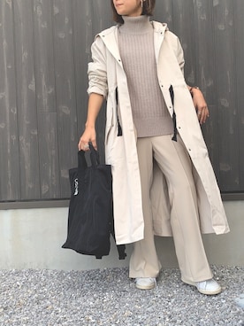 「kipling（キプリング）のアイテム」を使った、Haru☆さん（レディース・153cm）の冬コーディネート
