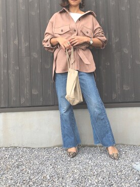 「アントマリーズ」｜「アイテム（その他アウター）」を使った、Haru☆さん（レディース・153cm）の冬コーディネート