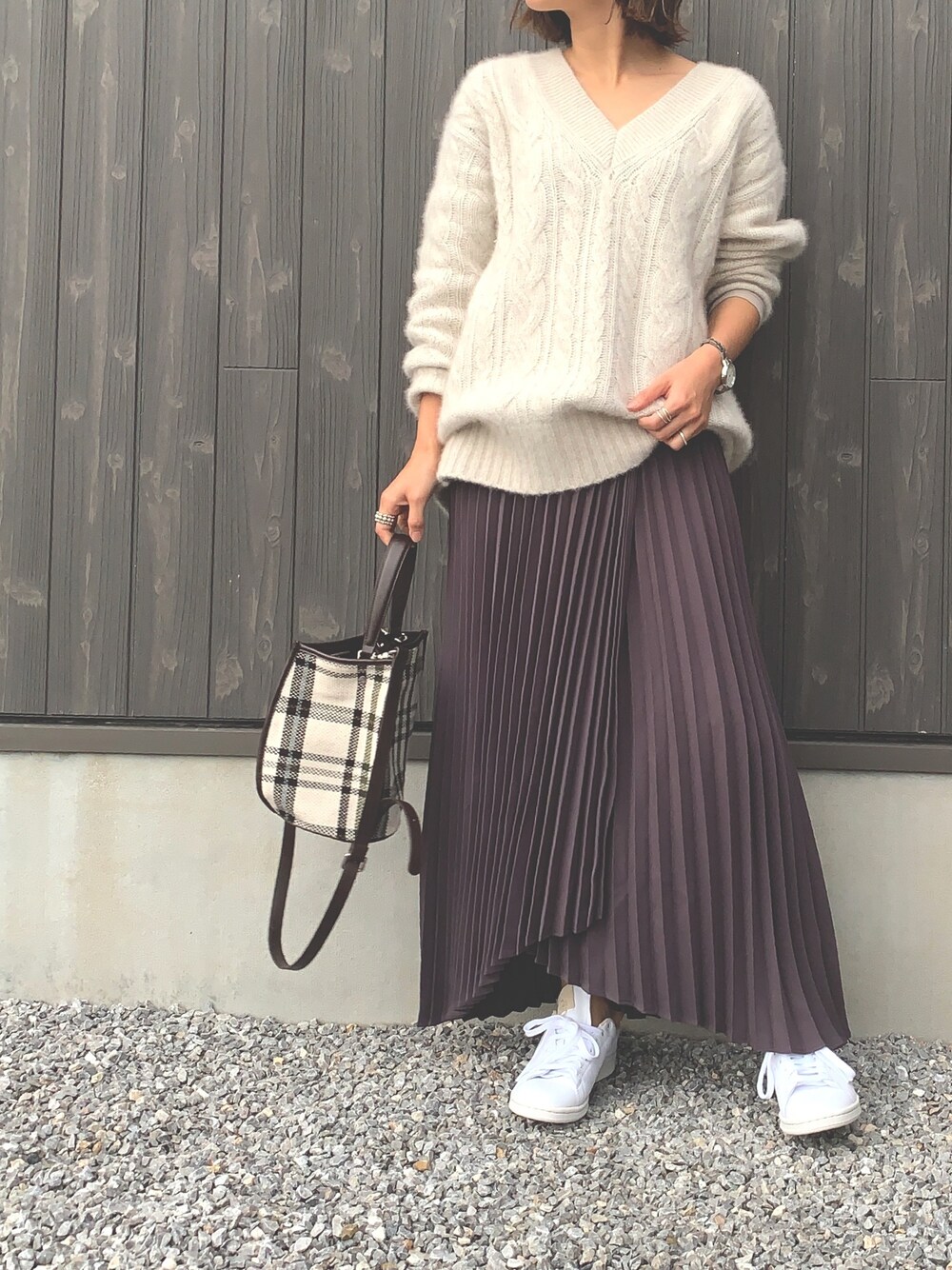 Spick & Span（スピックアンドスパン）の「FOX WOOL CABLE プル