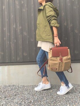 「URBAN RESEARCH（アーバンリサーチ）のアイテム（ブルゾン）」を使った、Haru☆さん（レディース・153cm）の春コーディネート