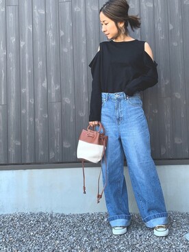 「URBAN RESEARCH Sonny Label（アーバンリサーチサニーレーベル）のアイテム（パンツ）」を使った、Haru☆さん（レディース・153cm）の春コーディネート