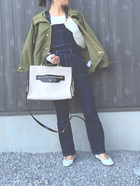「URBAN RESEARCH（アーバンリサーチ）のアイテム（ブルゾン）」を使った、Haru☆さん（レディース・153cm）の春コーディネート