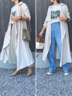 「ROYAL PARTY」｜「アイテム（パンプス）」を使った、Haru☆さん（レディース・153cm）の春コーディネート