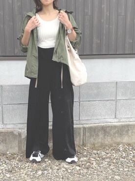 「Happy John（ハッピージョン）のアイテム」を使った、Haru☆さん（レディース・153cm）の春コーディネート