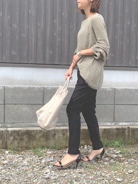 「Bou Jeloud（ブージュルード）のアイテム」を使った、Haru☆さん（レディース・153cm）の春コーディネート