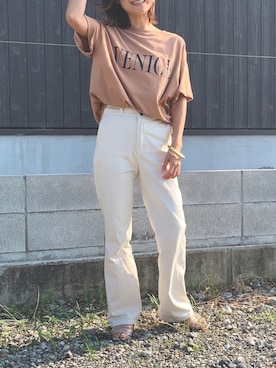 「GRL（グレイル）のアイテム（リング）」を使った、Haru☆さん（レディース・153cm）の夏コーディネート