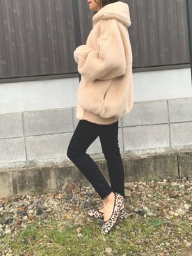 「Ciena」｜「アイテム（ブルゾン）」を使った、Haru☆さん（レディース・153cm）の秋コーディネート