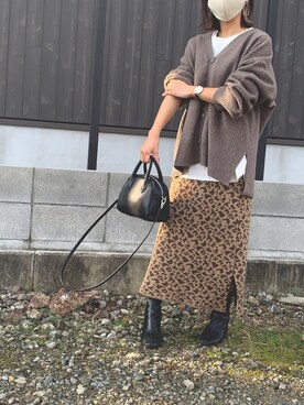 「Simplicite（サンプリシテ）のアイテム」を使った、Haru☆さん（レディース・153cm）の冬コーディネート