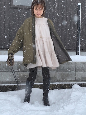 「Spick & Span（スピックアンドスパン）のアイテム（ジャケット/アウター）」を使った、Haru☆さん（レディース・153cm）の冬コーディネート