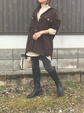 Haru☆さん（レディース・153cm）の冬コーディネート