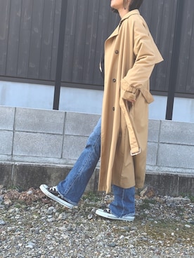 「クレドナ」｜「アイテム（ジャケット/アウター）」を使った、Haru☆さん（レディース・153cm）の春コーディネート