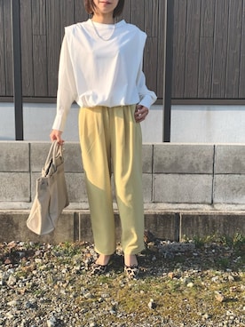 「RECTANGLE」｜Haru☆さん（レディース・153cm）の春コーディネート