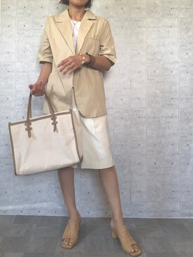 「Rouge vif（ルージュヴィフ）のアイテム」を使った、Haru☆さん（レディース・153cm）の夏コーディネート