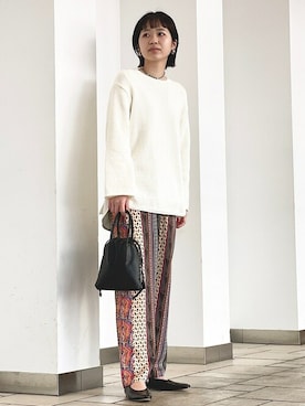 清水さん（レディース・162cm）の冬コーディネート